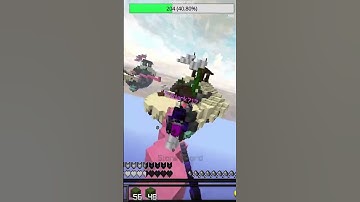 Was this 2 or 3 block extension??? #shorts #minecraft #bedwars