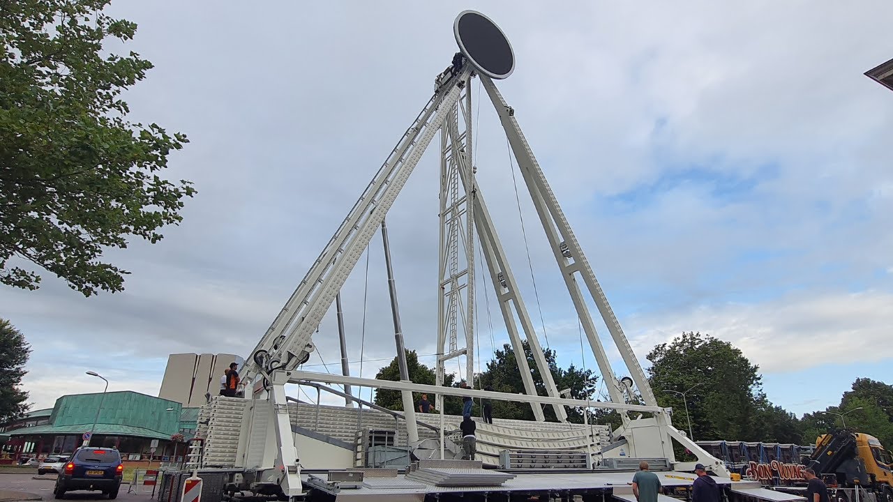 Transport en opbouw kermis Hoorn 2024 - Deel 2
