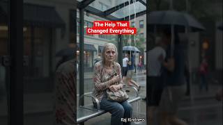 It Rained Heavily on a Stranded Old Woman...What Happened Next Changed His Life 😲 #halo #kindness