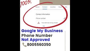 Google My Business Phone Number Not Approved and Not Visible #shorts #phonenumbernotapproved
