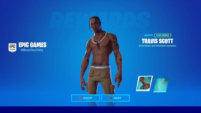 Travis Scott Skin RETURN RELEASE DATE ITEM SHOP in fortnite 2022