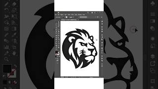 How to draw a Lion Mascot in Illustrator! 🦁✨ #shorts #mascot #logo