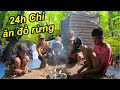 24H Sống Trong Rừng Và Chỉ Ăn Những Thứ Trong Rừng | TQ97