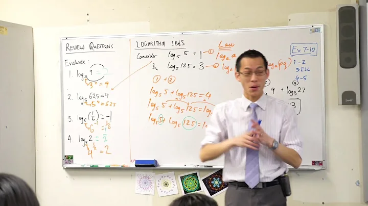 Logarithm Laws (1 of 3: Adding logarithms)