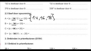 A 2.3 Geef door opsomming (veelvouden)