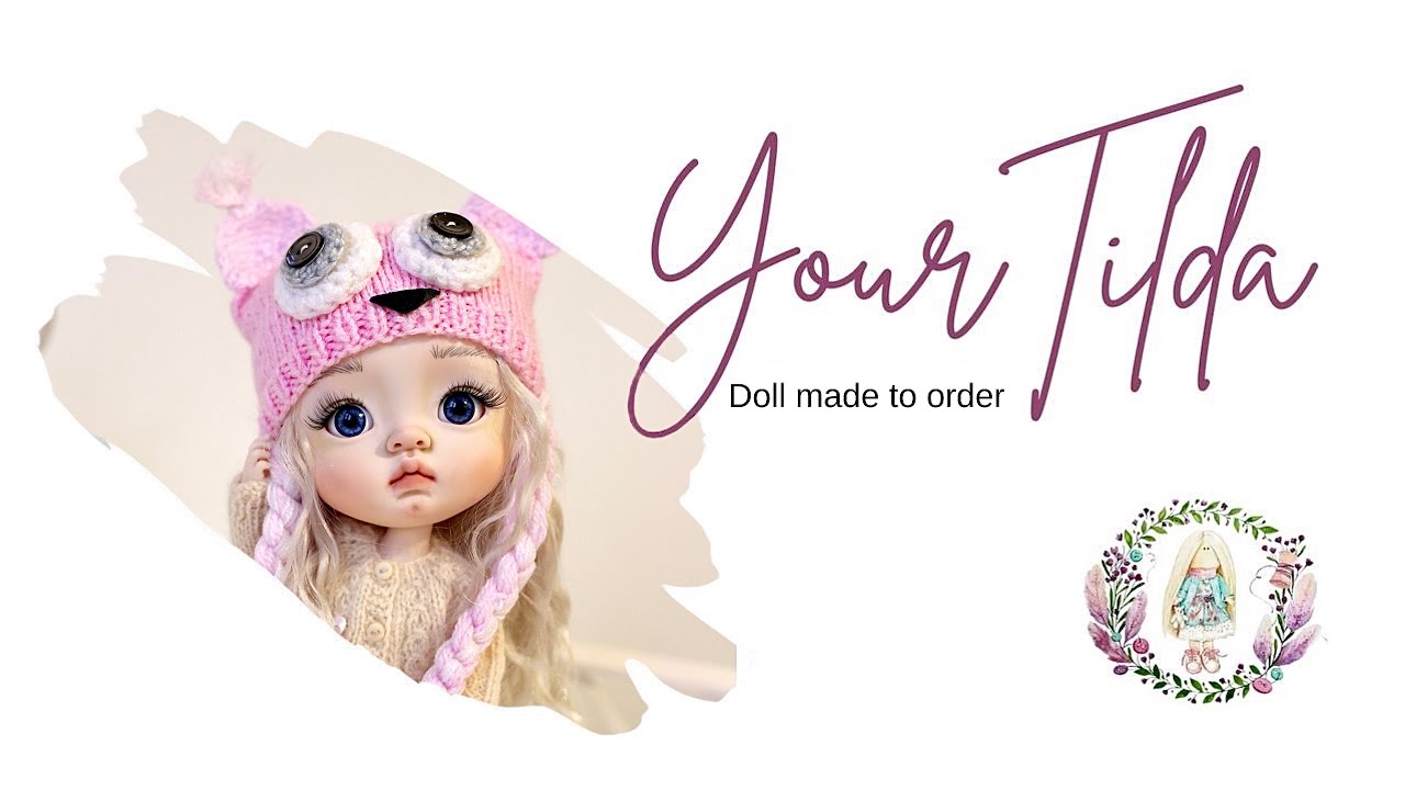 OOAK Custom BJD Qbaby Doll, Baby doll with Owl Hat, Fantasy BJD Doll, Unique Collectible Gift