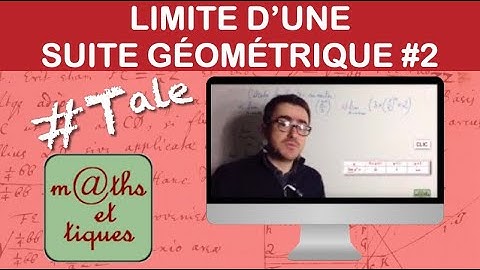 Calculer la limite d