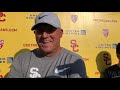 Usc football  camp dautomne 2019 6  clay helton