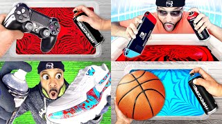 BEST of HYDRO DIPPING Videos Compilation PS4 + Nintendo SWITCH + Shoes + Basketball