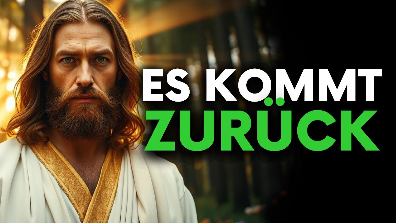 Gott sagt dir heute: Die Zeit kommt, in der du vieles Verlorene zurückerhältst.