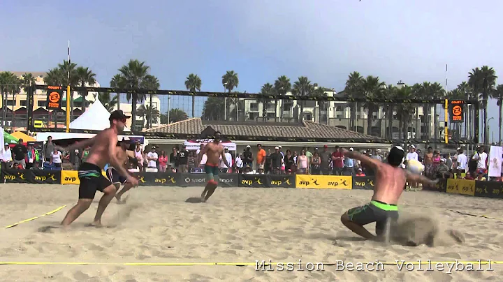2013 AVP Huntington Beach Open Olsen Prosser vs. A...