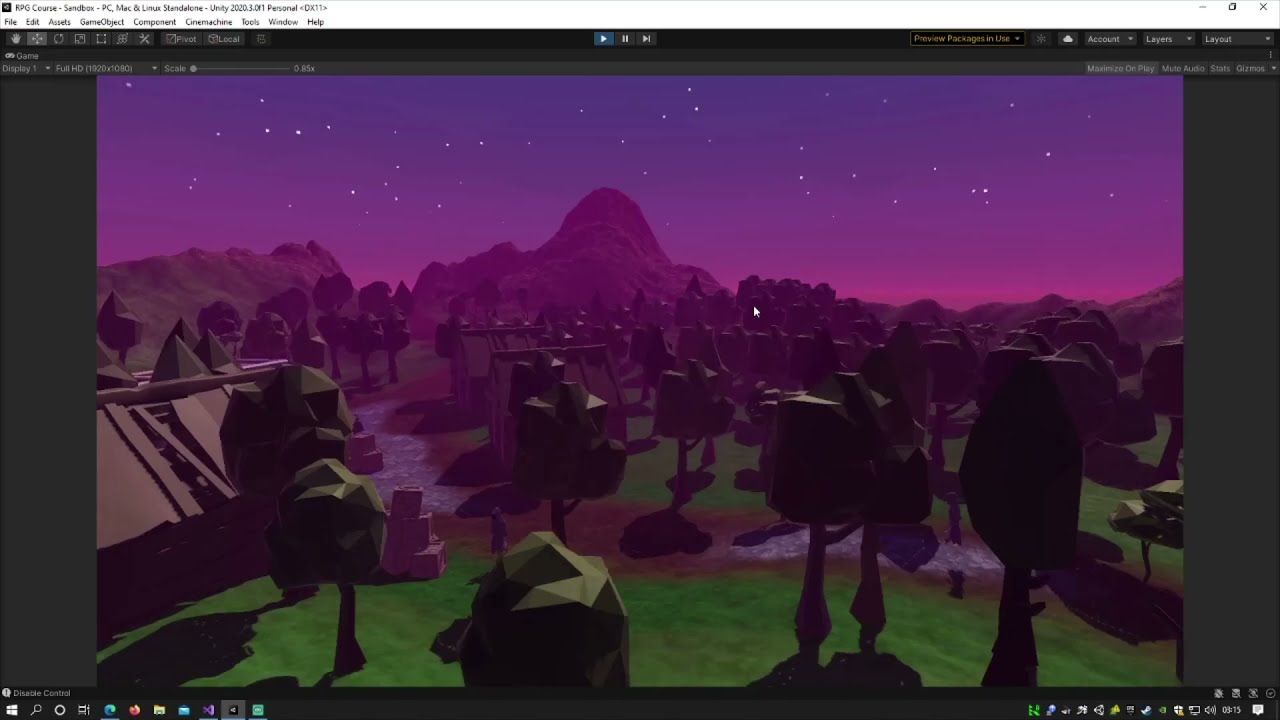 GameDev.tv RPG Core Combat Course - Cinemamachine Reveal