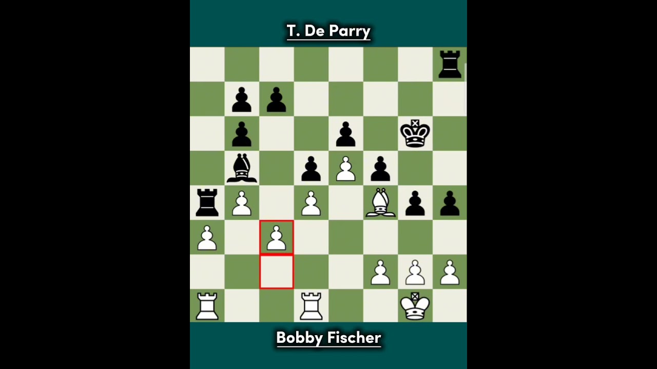 Bobby Fischer vs T. De Parry ◉ Cicero Sim 1964 | Rare Draw by Fischer