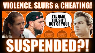 SUSPENDED?! PPA Pickleball Player CHEATS, Threatens A Fan With Violence & Slurs! Fair Punishment?