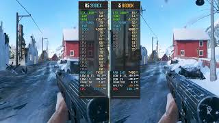 Battlefield V i5 8600K vs  Ryzen 5 2600X 2024 BRST