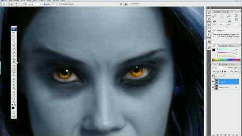 Photoshop - Extreme makeover Vampire