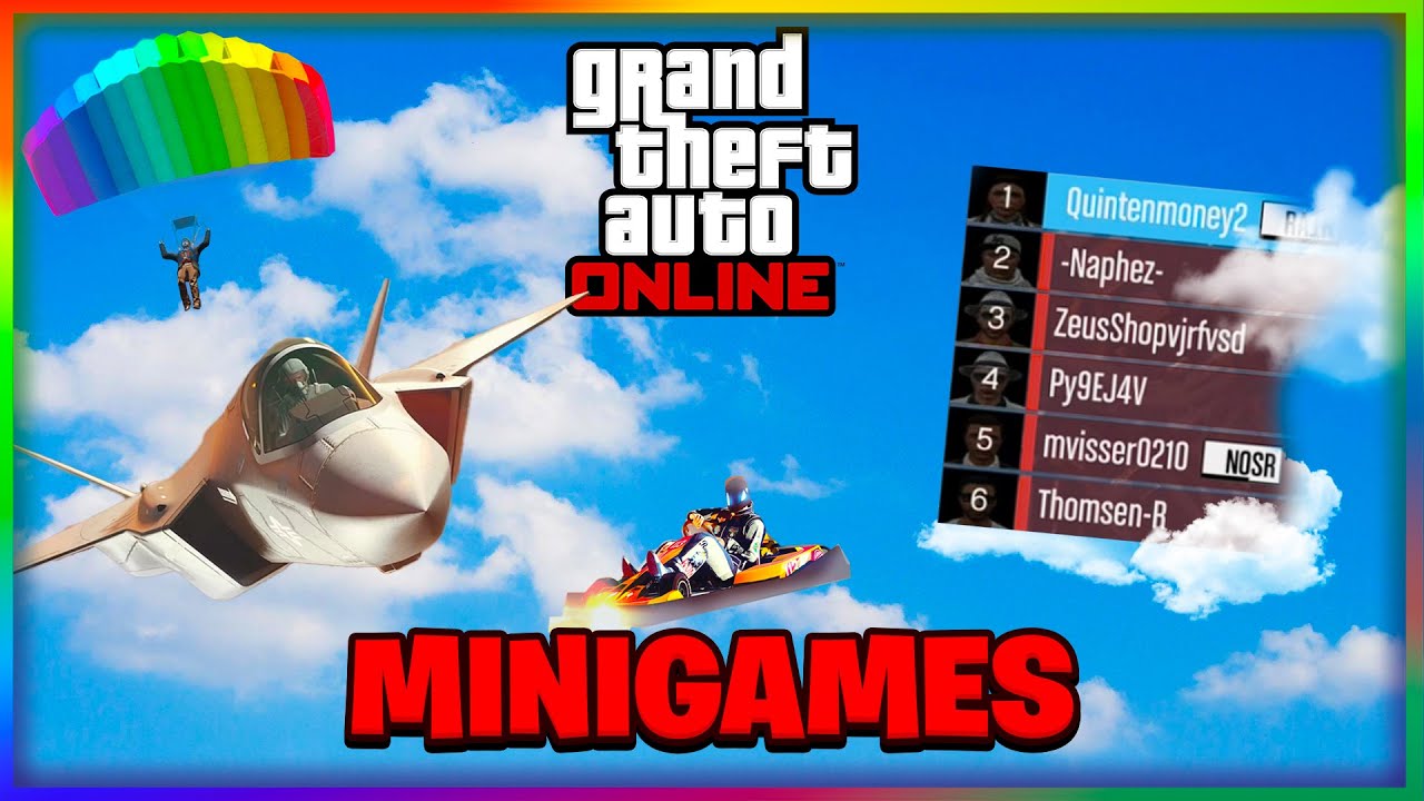 Gta 5 MINIGAMES CHALLENGE! (Pure Chaos) YouTube