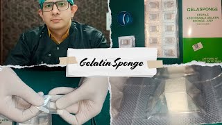 How to Control bleeding from extraction socket Gelatin Sponge (Gelasponge). #dentist #dentistry
