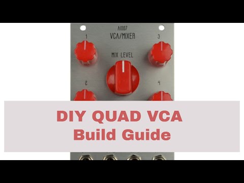 AI007 DIY Quad VCA Eurorack Module Build Guide