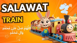 🚂✨ The Salawat Train! Kids Say “Sallu Ala Muhammad wa Aale Muhammad” | 3D Islamic Cartoon