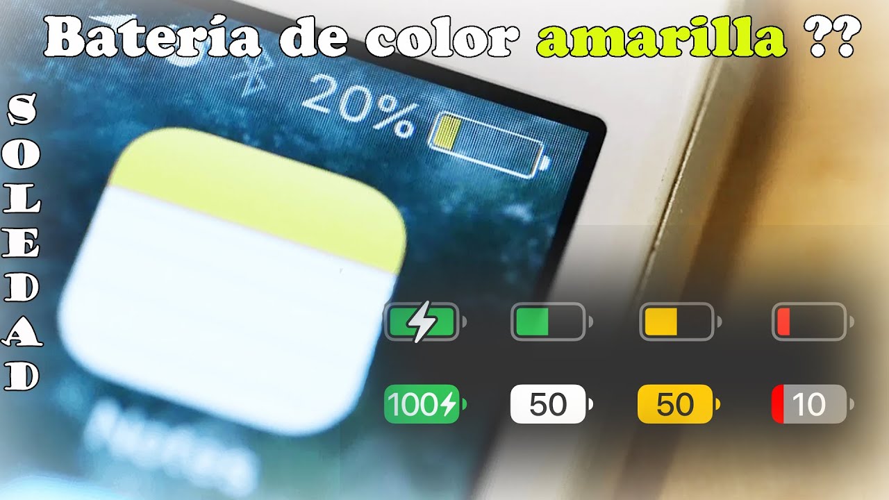 Porque Esta Amarilla La Bateria De Mi Iphone