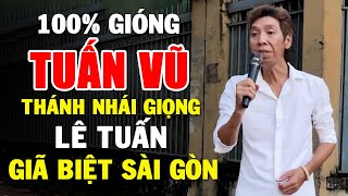 Giọng Hát Lê Tuấn Đúng Là Truyền Nhân Của Danh Ca TUẤN VŨ | LK Nhạc Đường Phố Giã Biệt Sài Gòn