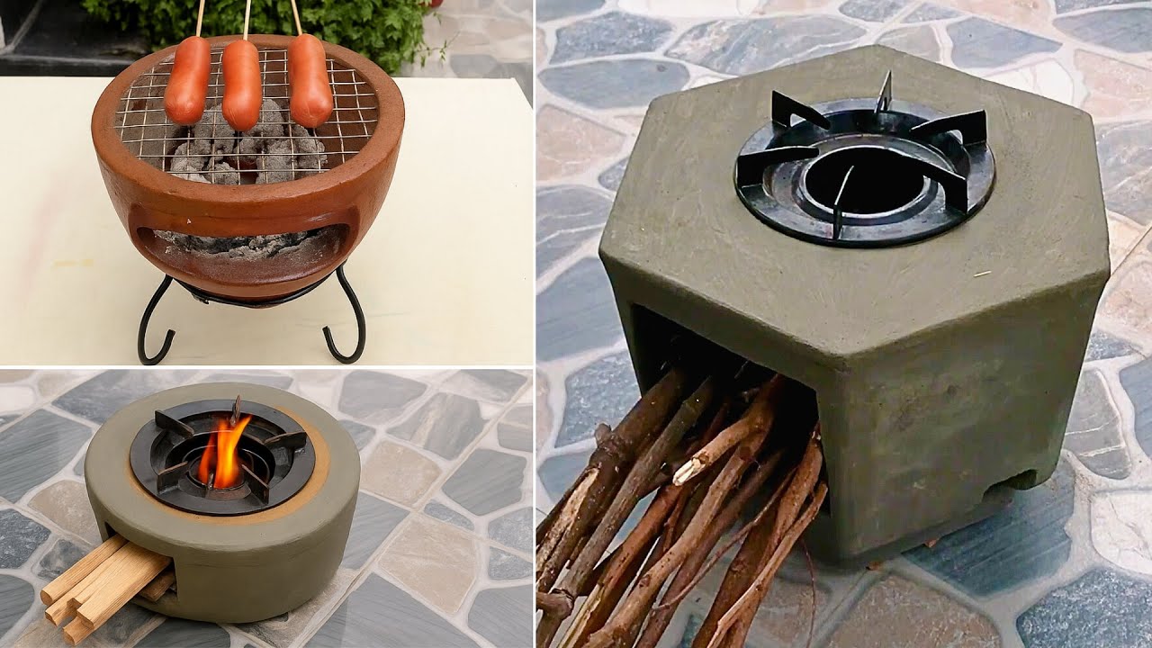 Пластиковое ведро для бездымной печи | 3 проекта своими руками