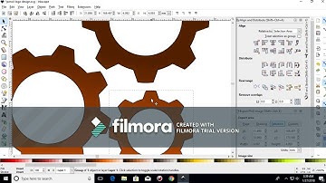 how to make gear in inkscape very easy tutorial
