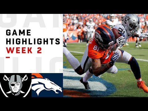 Raiders vs. Broncos Week 2 Highlights | NFL 2018