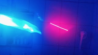 Desferindo Movimentos Ultra Rápidos Com a Espada Laser Sinistra!!!!