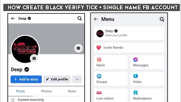 How Create  Black  Verify Tick  + Single Name Fb Account 2025 | Mr Tricker 07 |