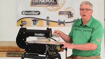 General International | Excalibur 21K Scroll Saw with Stand