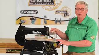 General International | Excalibur 21K Scroll Saw with Stand