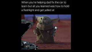 Funny baby Yoda meme #memes #trending #babyyoda