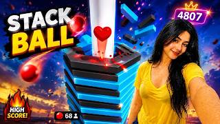 🔴 LIVE 🔥 Stack Ball Game | Crazy Ball Challenge 😱💥 | screenshot 3