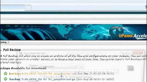 Hướng dẫn backup website, tạo email trong Hosting Linux   Cpanel 11   Học Thiết kế web
