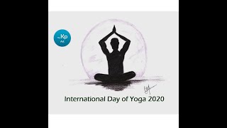 yoga drawing easy pencil international sketch