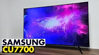 Samsung CU7700  A SMART TV MAIS VENDIDA! É BOA?