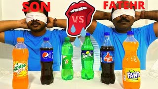 Cold Drink Challenge Blindfolded | Father vs Son | Tamil Mumbaikars