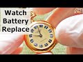 How to replace a watch battery this time in a pendant watch - battery change