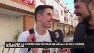 Como vivió el pueblo de Cervera el 6º título mundial de Marc Márquez?