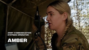 Army Communication Systems Operator: Amber