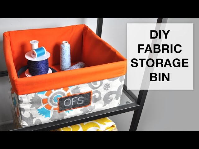 Easy Fabric Covered DIY Storage Box (from Cardboard) – Sustain My