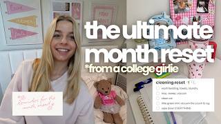 the exact reset routine you need for a new month! *september and new semester of college edition