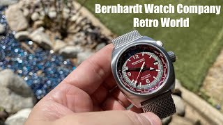 Bernhardt Watch Co. Retro World | Seeing the World Time At a Glance