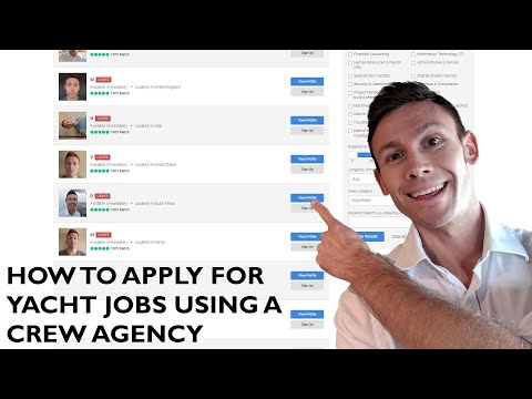 How To Apply For Yachting Jobs Using A Super Yacht Crew Agency