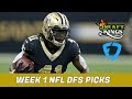 2018 Fantasy Football: Week 1 NFL DraftKings + FanDuel Picks & Preview