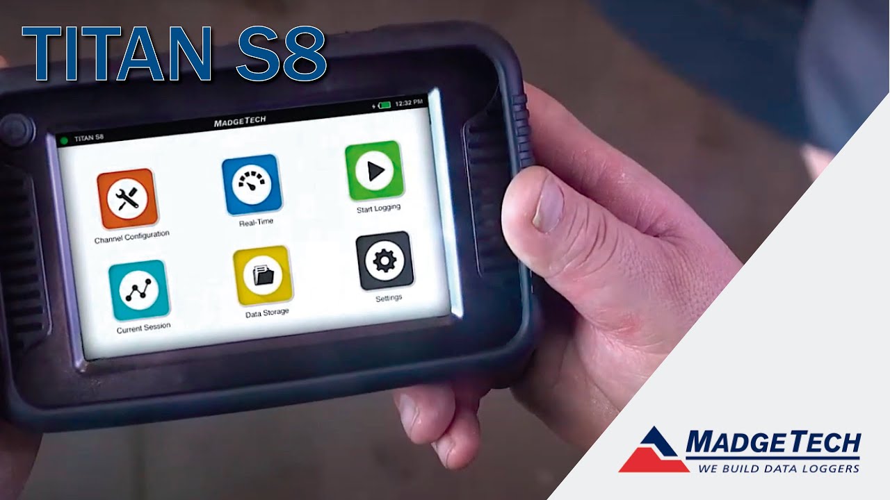 TITAN S8 Data Logger multifunção MadgeTech - Apresentação - YouTube