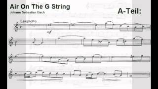 Air on the G-String - Playalong-Flöte