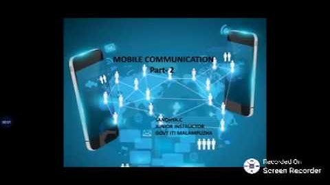 Mobile Communication Part 2 Electronic Mechanic trainees